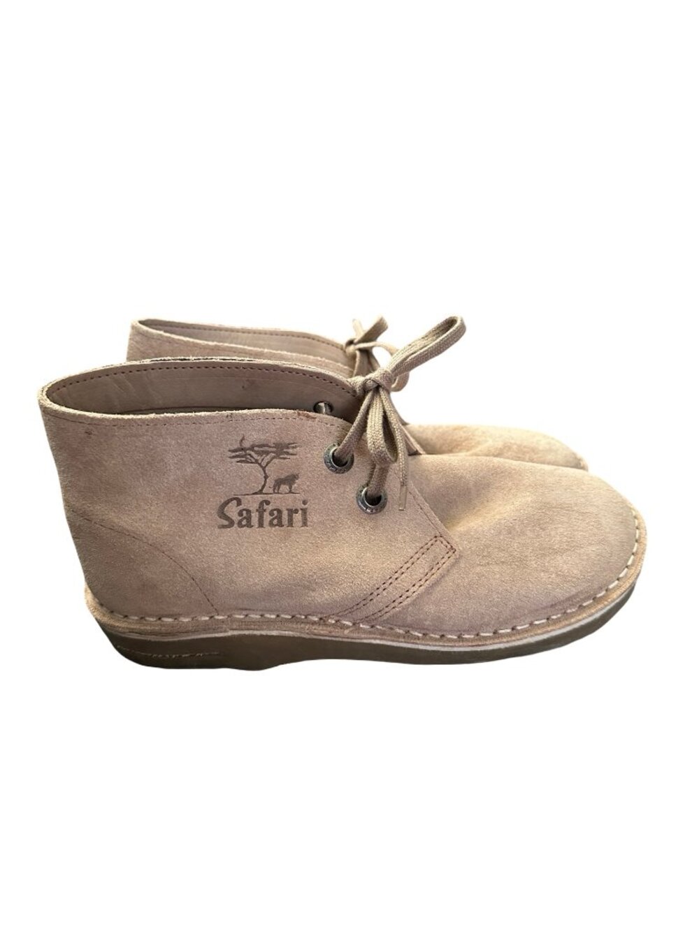 Men's Bata Kenya Original Safari leather boots beige size EU 44 Suede